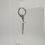 YEH 014 ［サージカルステンレス］十字架ワンタッチピアス