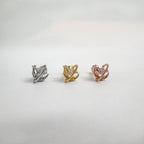 A8 172 ［サージカルステンレス］月＆星＆天の川ピアス