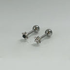 A2 184 ［サージカルステンレス］ストーン太陽ピアス