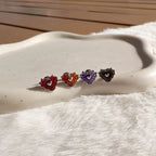 A5 279 ［サージカルステンレス］ハートスパイダーピアス