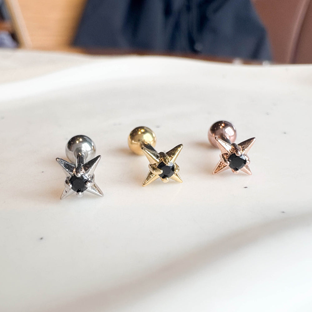 MP 142 ［サージカルステンレス］星ピアス