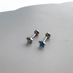 B3 087［サージカルステンレス］ぷっくり星ピアス