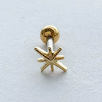 MN 179 ［サージカルステンレス］星の光ピアス