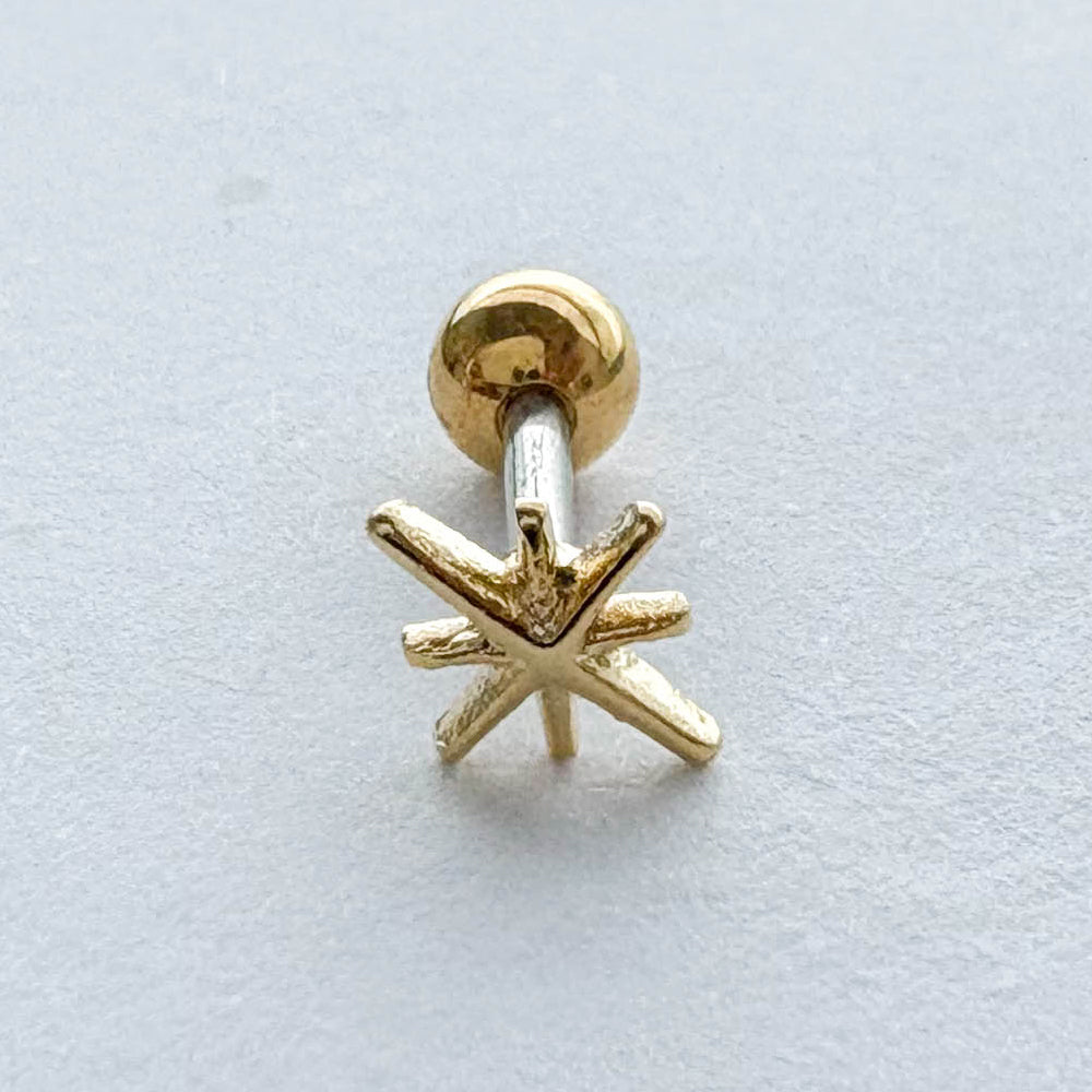 MN 179 ［サージカルステンレス］星の光ピアス