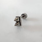 A9 244 ［サージカルステンレス］フラットスパイクピアス