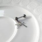 A4 115 ［サージカルステンレス］十字架ピアス