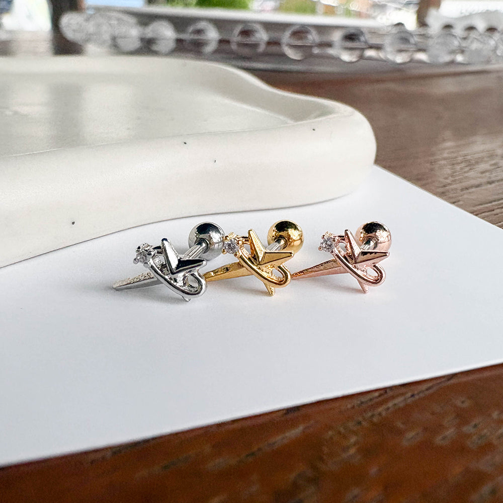 MJ 073 ［サージカルステンレス］天の川の星ピアス