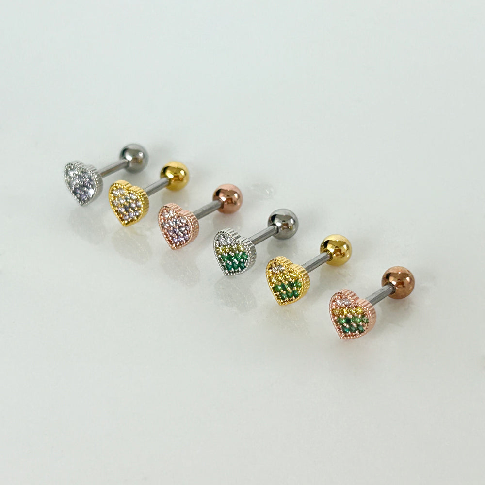 MN 178 ［サージカルステンレス］ストーンハートピアス