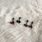 A5 279 ［サージカルステンレス］ハートスパイダーピアス