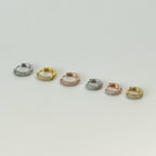 MP 127 [サージカルステンレス]　キュービックワンタッチリングピアス