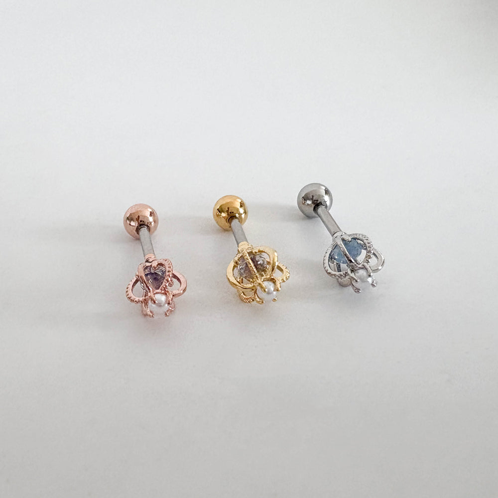 A8 275 ［サージカルステンレス］クィーンティアラピアス