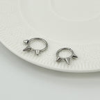 STS 032 ［サージカルステンレス］とんがりリングピアス