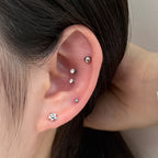 MV 018 [サージカルステンレス ] ミニスマイル星ピアス