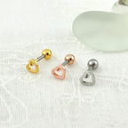 MN 115 ［サージカルステンレス］ハートピアス