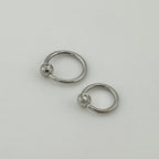 STS 100 [サージカルステンレス]　ボールリングピアス