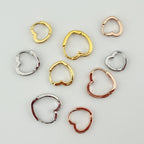 MA 102 ［サージカルステンレス］ワンタッチハートイヤリング