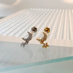 A8 295 ［サージカルステンレス］月＆星ピアス