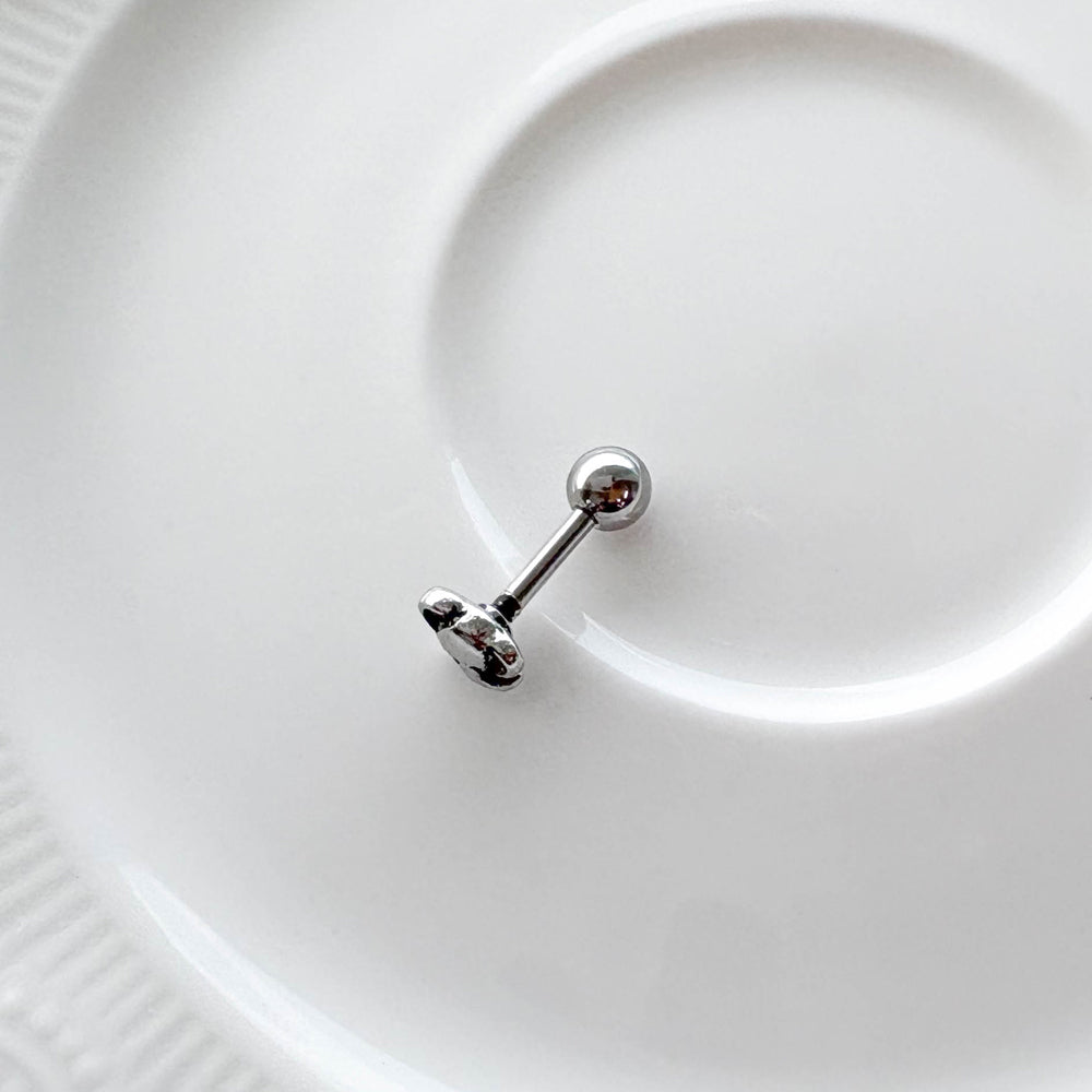 MV 068 ［サージカルステンレス］アンティークミニゾウピアス