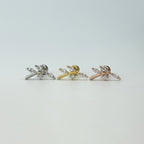 MN 122 ［サージカルステンレス］シンプルキュービックストーンピアス