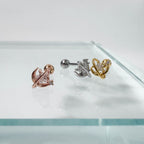 A8 172 ［サージカルステンレス］月＆星＆天の川ピアス