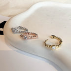 MP 135 ［サージカルステンレス］キュービックワンタッチリングピアス