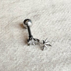 MP 154 ［サージカルステンレス］キュービック星ピアス