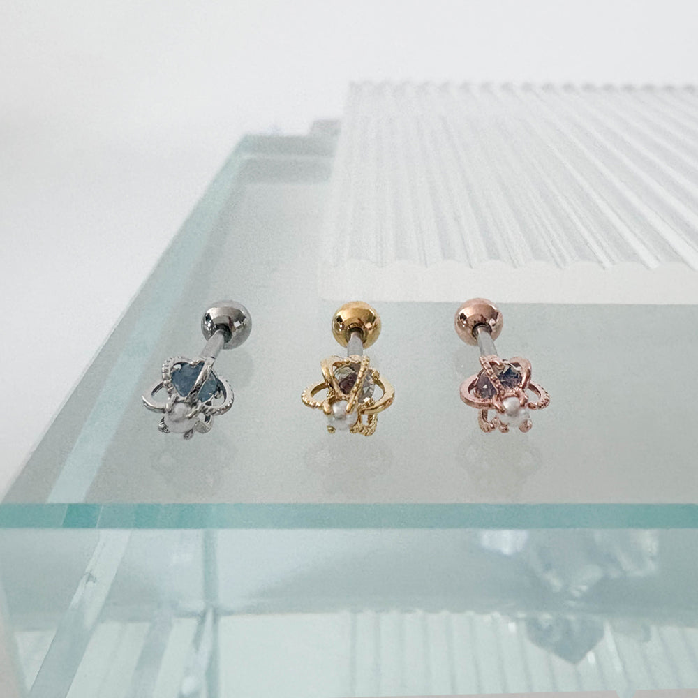 A8 275 ［サージカルステンレス］クィーンティアラピアス