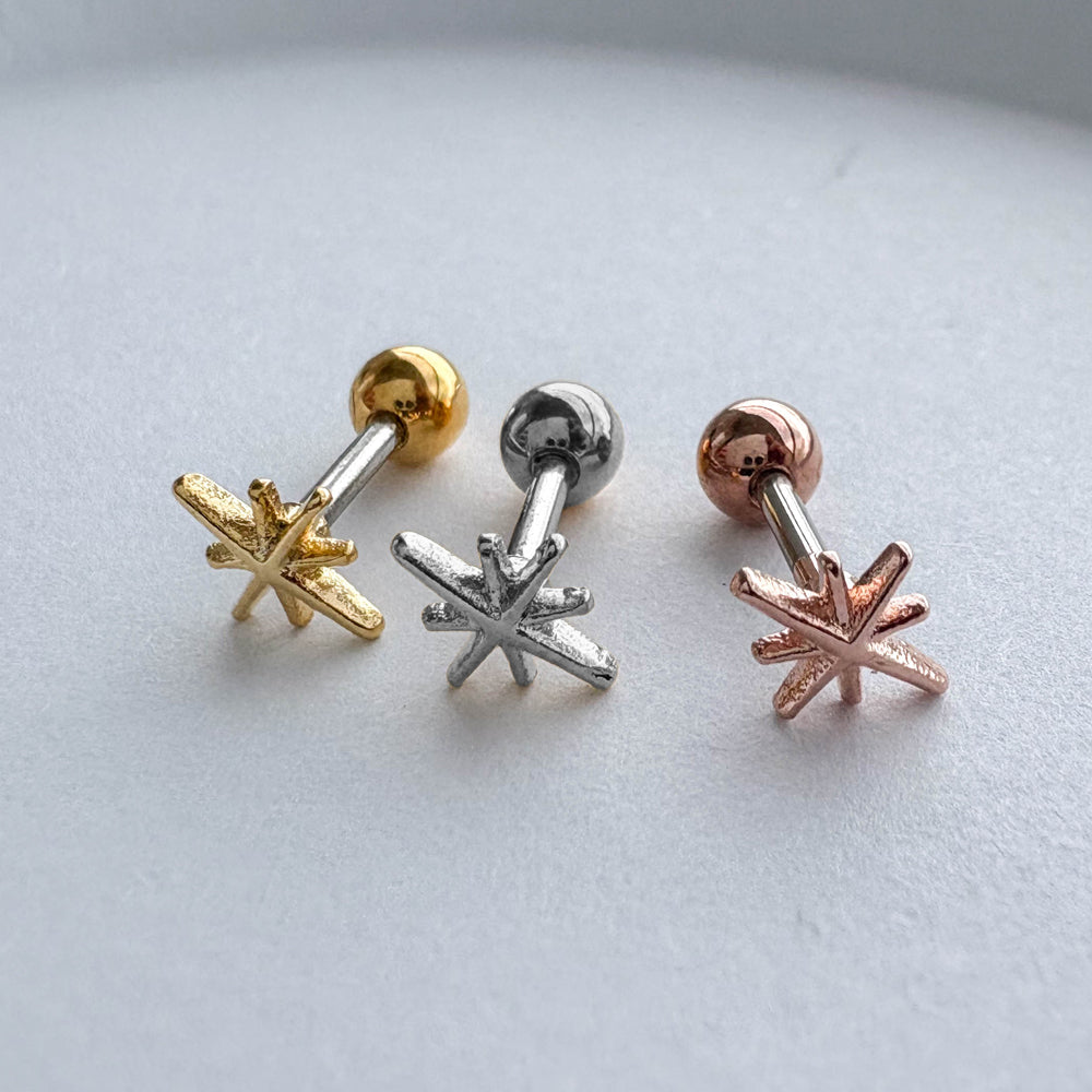 MN 179 ［サージカルステンレス］星の光ピアス