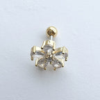 MN 063 ［サージカルステンレス］花ピアス