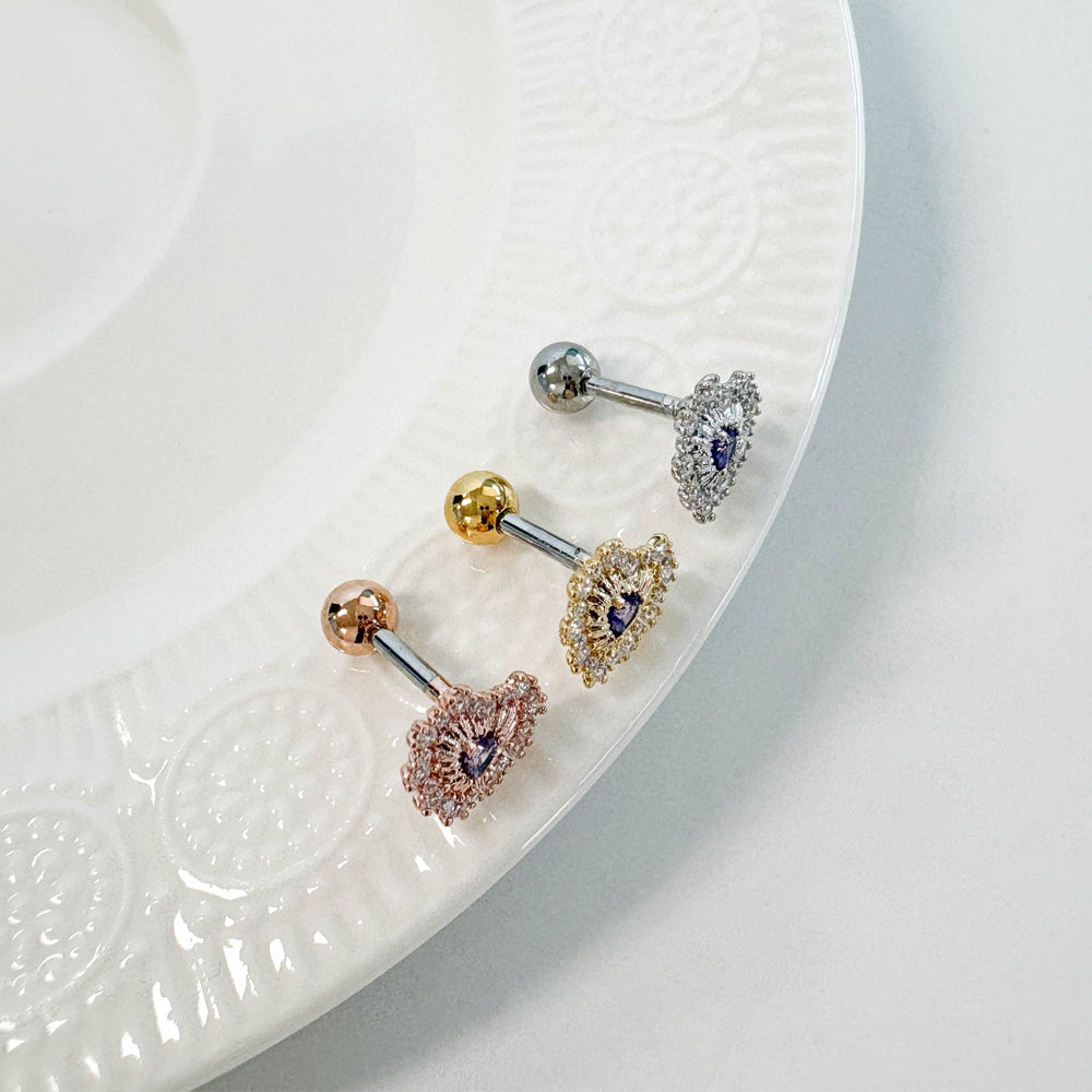 A5 288 ［サージカルステンレス］ロイヤルハートピアス