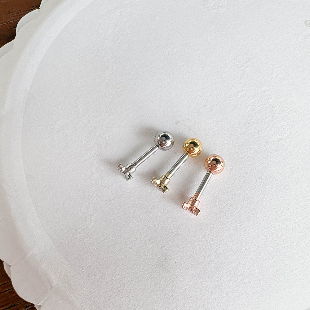 MN 199 ［サージカルステンレス］蝶々ピアス