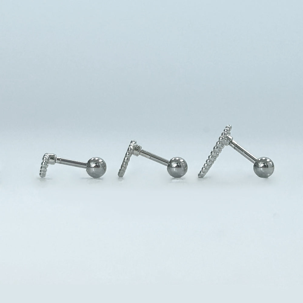 MP 130 ［サージカルステンレス］ドットハートピアス