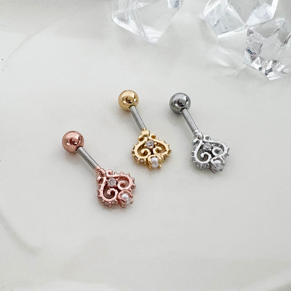 A8 274 [サージカルステンレス ] 魔法の杖ピアス