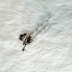 A2 216 ［サージカルステンレス］ビッグリボンドロップピアス