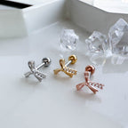 A5 298 ［サージカルステンレス］リボンピアス