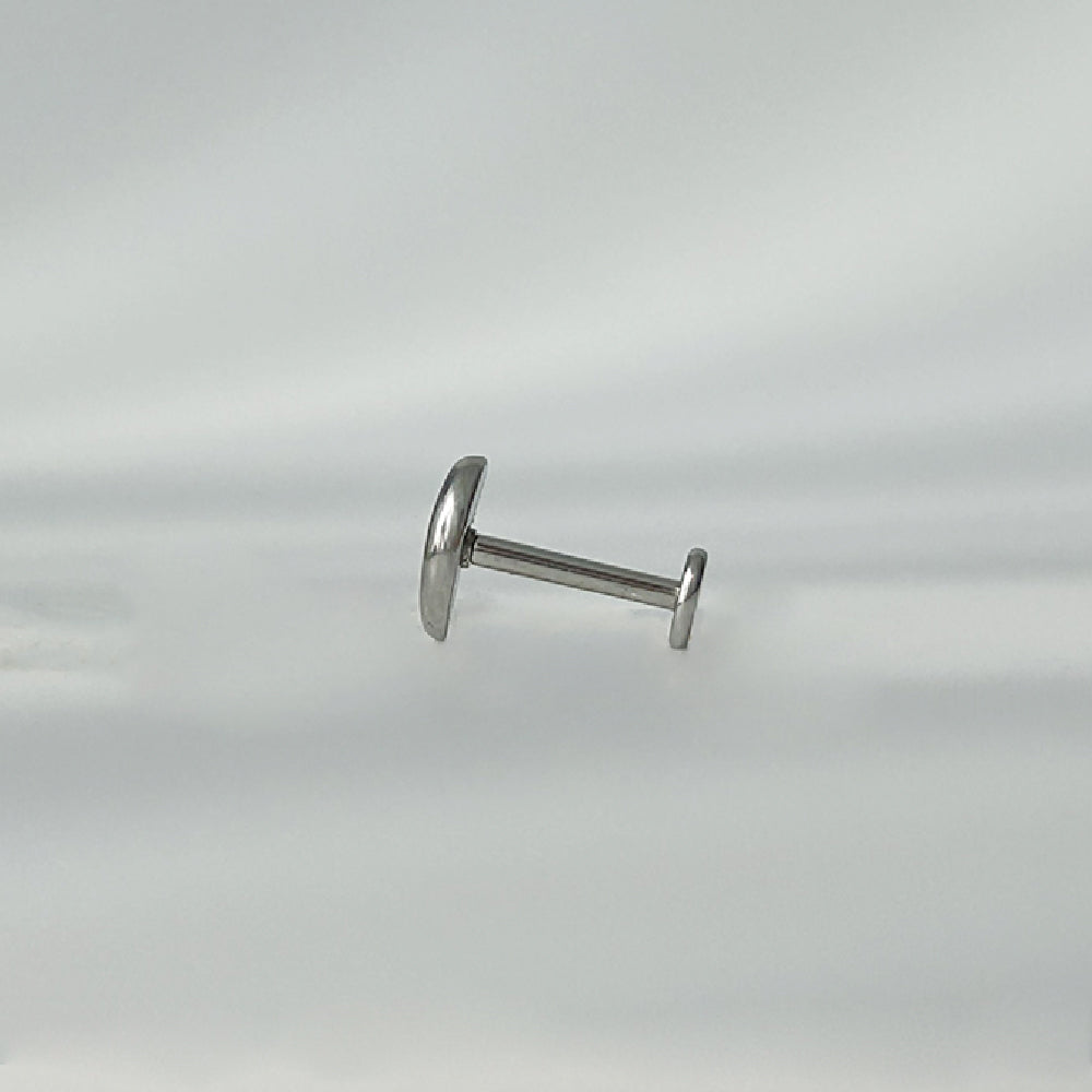 YLR 017 ［サーカルステンレス］月ラブレットピアス