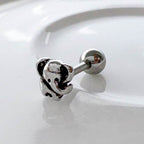 MV 068 ［サージカルステンレス］アンティークミニゾウピアス