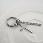 YEH 014 ［サージカルステンレス］十字架ワンタッチピアス