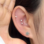 B3 002 ［サージカルステンレス］シンプルスマイルピアス