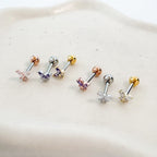 A8 239 ［サージカルステンレス］蝶々ピアス