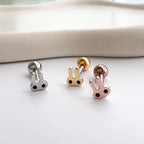 MN 144 ［サージカルステンレス］うさぎピアス