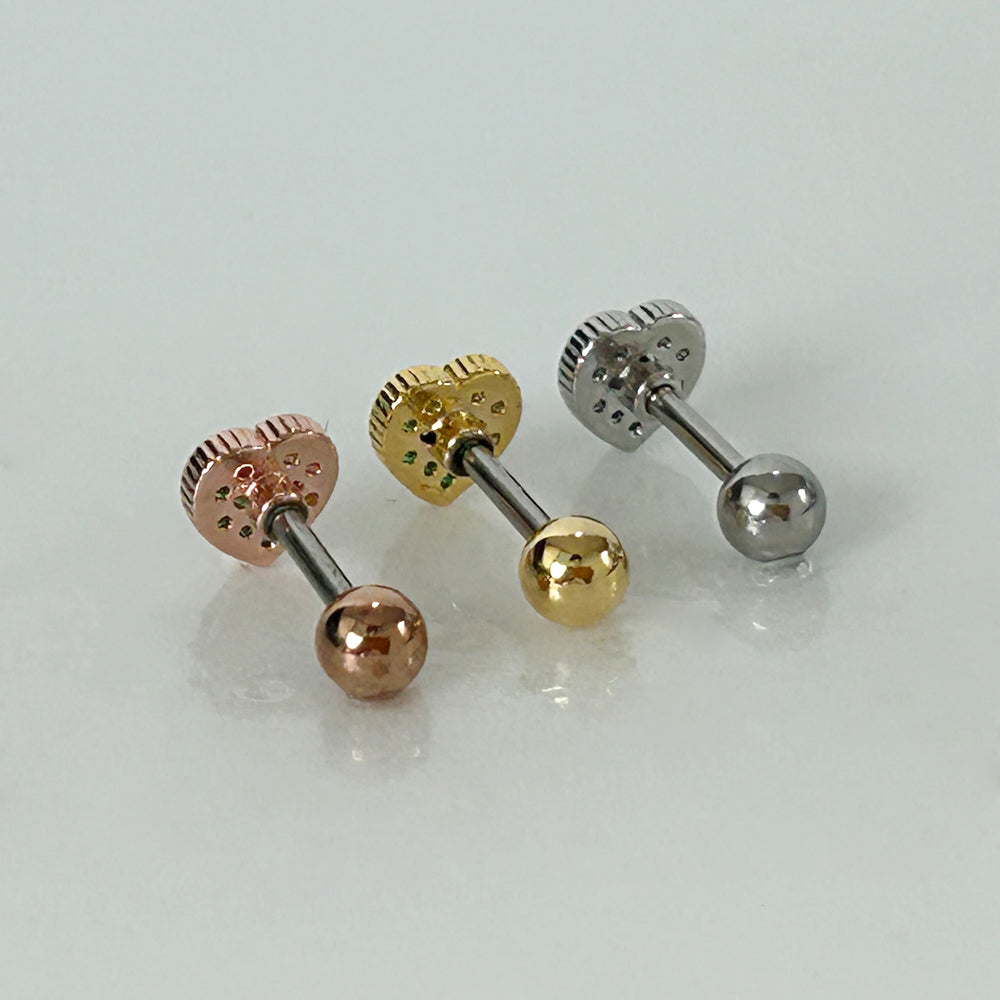 MN 178 ［サージカルステンレス］ストーンハートピアス