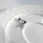 A4 115 ［サージカルステンレス］十字架ピアス