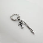 YEH 013 ［サージカルステンレス］ゴシック十字架ワンタッチピアス