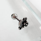 MV 069 ［サージカルステンレス］アンティーク花ピアス