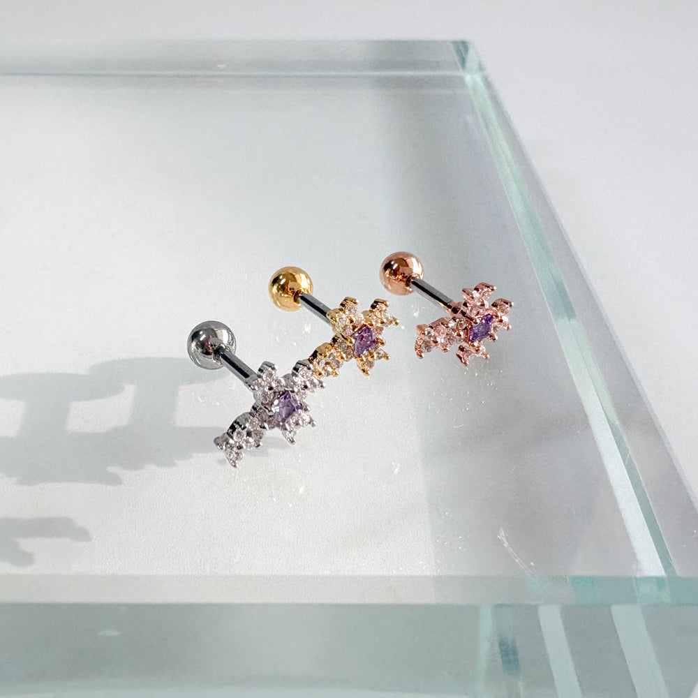 A5 260 ［サージカルステンレス］十字架ピアス