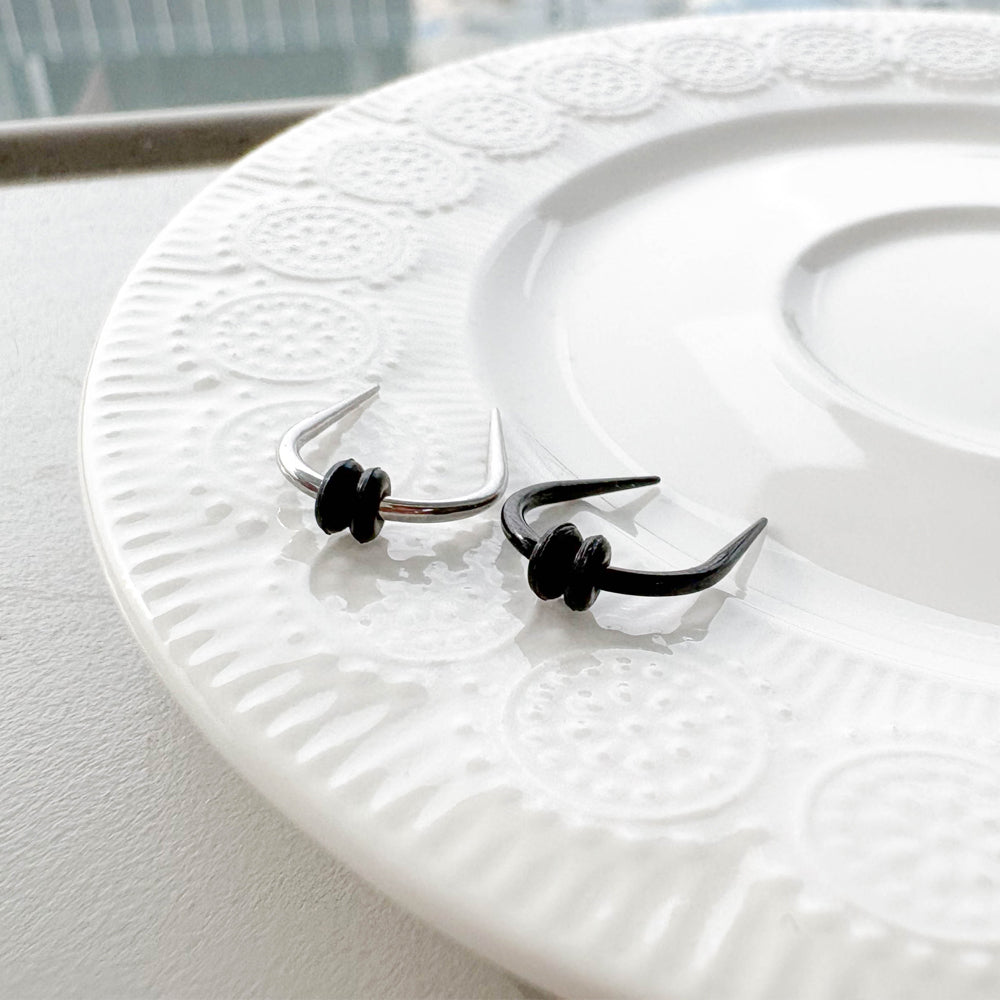 A2 239 ［サージカルステンレス］Uカーブニードルピアス　