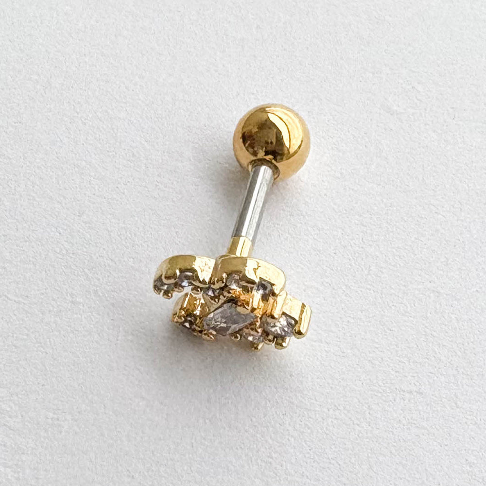 MN166 ［サージカルステンレス］ストーンピアス