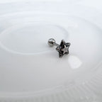 B3 075 ［サージカルステンレス］ゴシック星ピアス