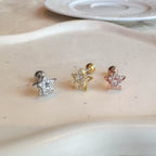 MP 002 ［サージカルステンレス］ストーン星ピアス